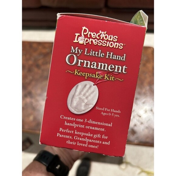Precious Impressions My Little Hand Ornament Keepsake Kit 3D Hand Mold - Picture 2 of 5